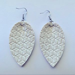 ‼️5/$20 Faux Leather Dangle earrings